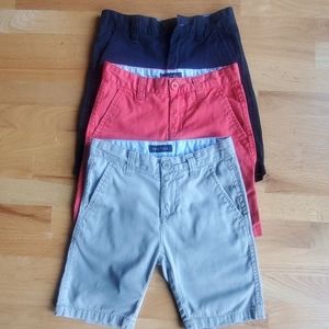 3 pairs of Nautica shorts, boys sz 8